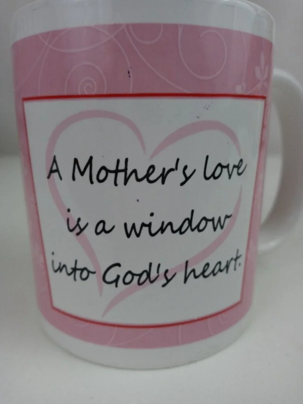 A Mother’s Love is a Window into God’s Heart Coffee Cup.